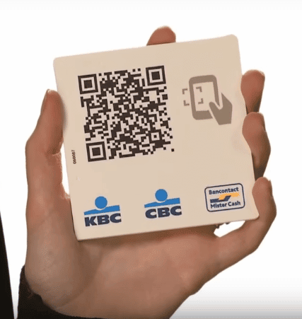 KBC mobilepay winkel en de qr code aan de kassa