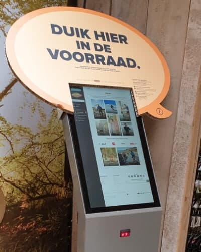 as adventure kiosk in store