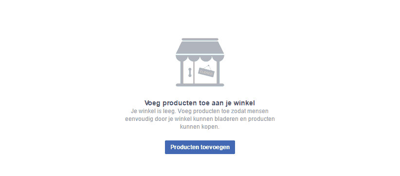 een facebook winkel maken: stap 6 Voeg producten toe aan je winkel 