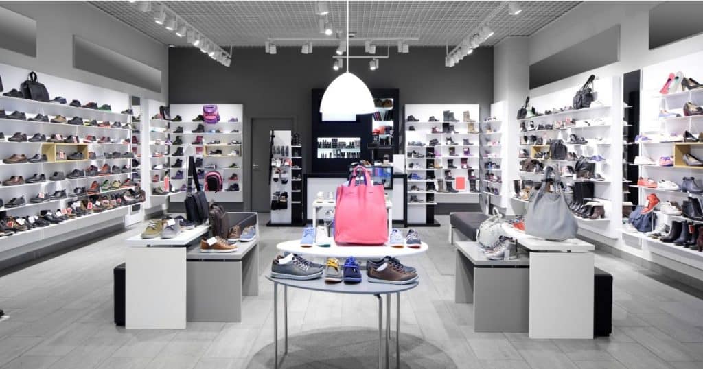 winkelbeeld in retail met aandacht voor middencponsoles